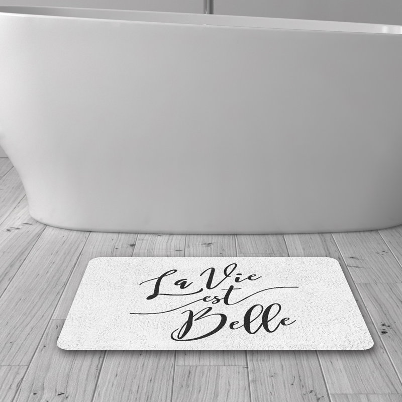Tapis pour salle de bain Fairwood, Blanc