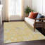 Tapis d'intérieur / extérieur en polyester tissé à la machine tissé à la machine en mâle Gold