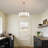 5 - Lights Dimmable Drum Chandelier-473918398