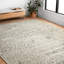 Tapis gris en laine crocheté à la main Masai-1493948944