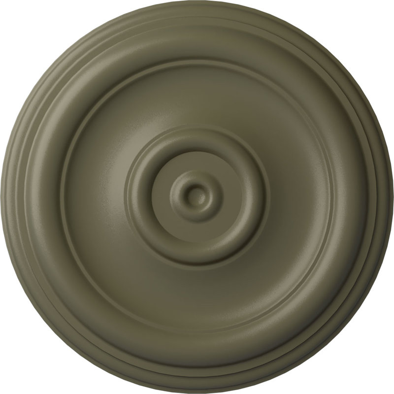 Médaillon de plafond traditionnel H 12 po x l 12 po x P 1 po, Pierre Spartan