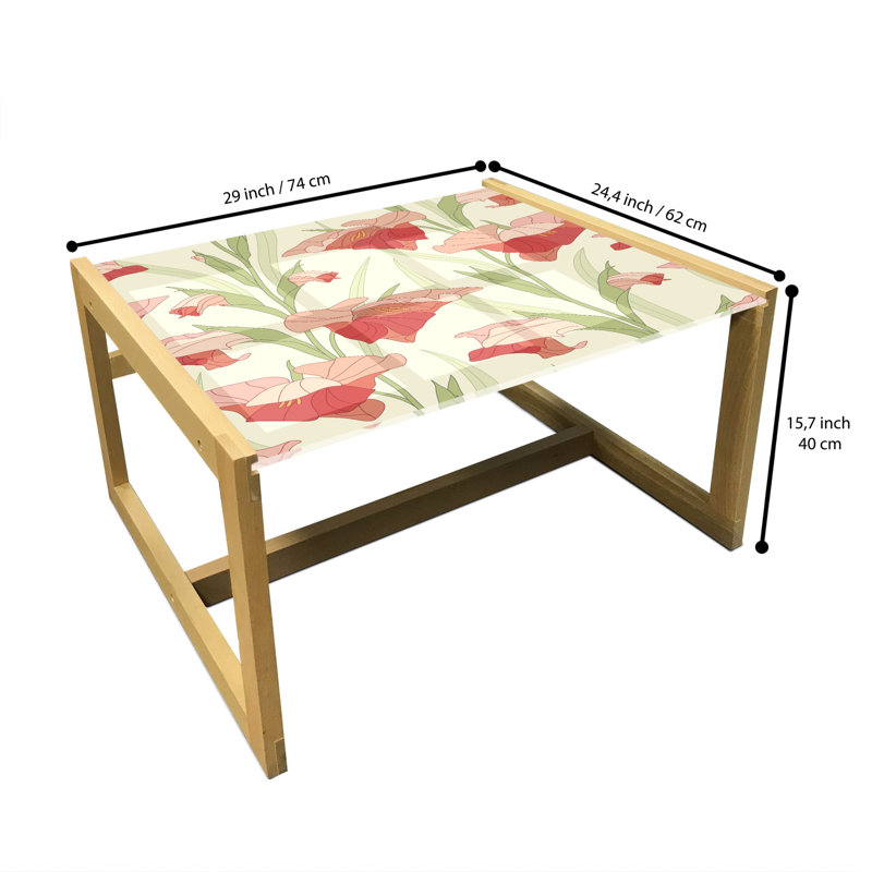 Jaiyce Sled Coffee Table, 62cm H x 74cm W x 40cm D