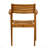 Amos Solid Wood Outdoor Stacking Dining Armchair