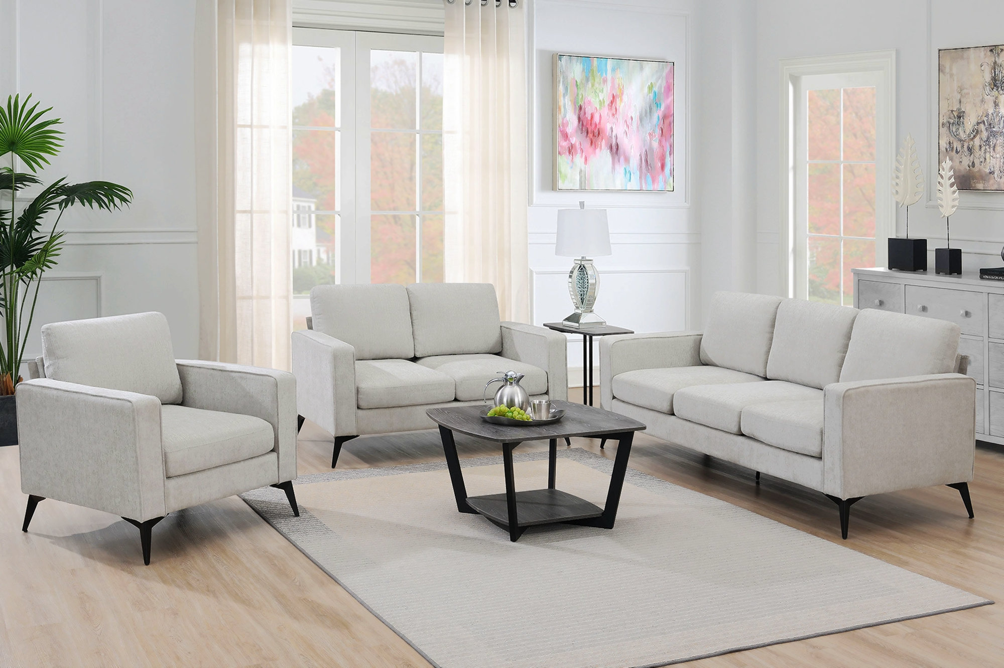 Brayden Studio® Cookinson 3 - Piece Living Room Set - Wayfair Canada