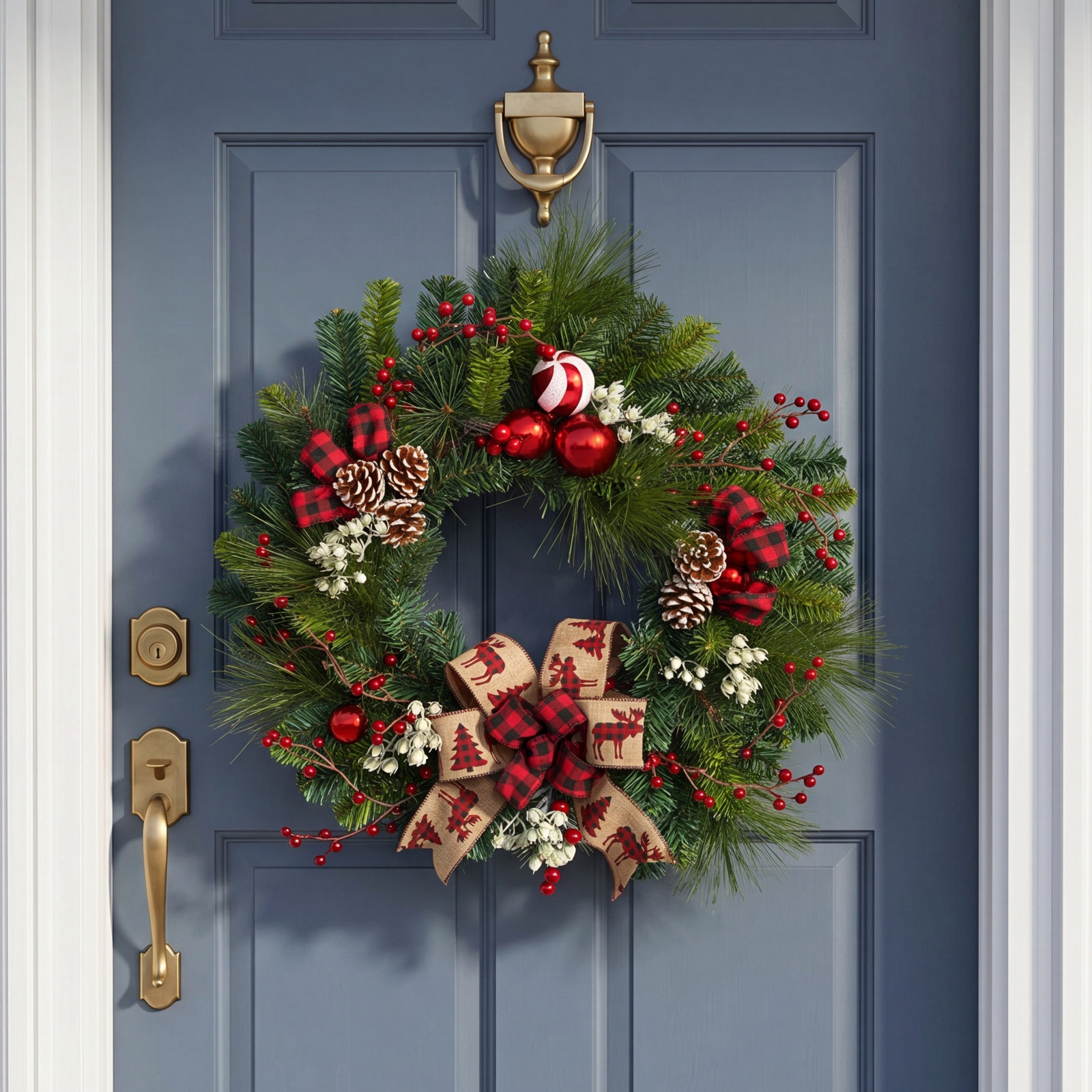 24'' Polyester Wreath