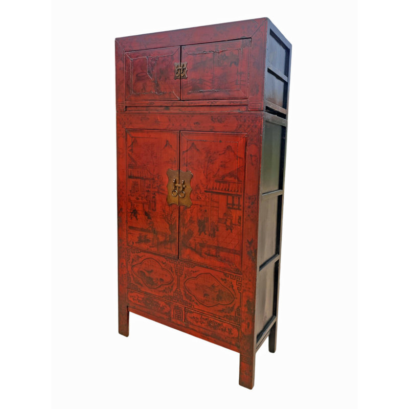 Solid Wood Accent Cabinet