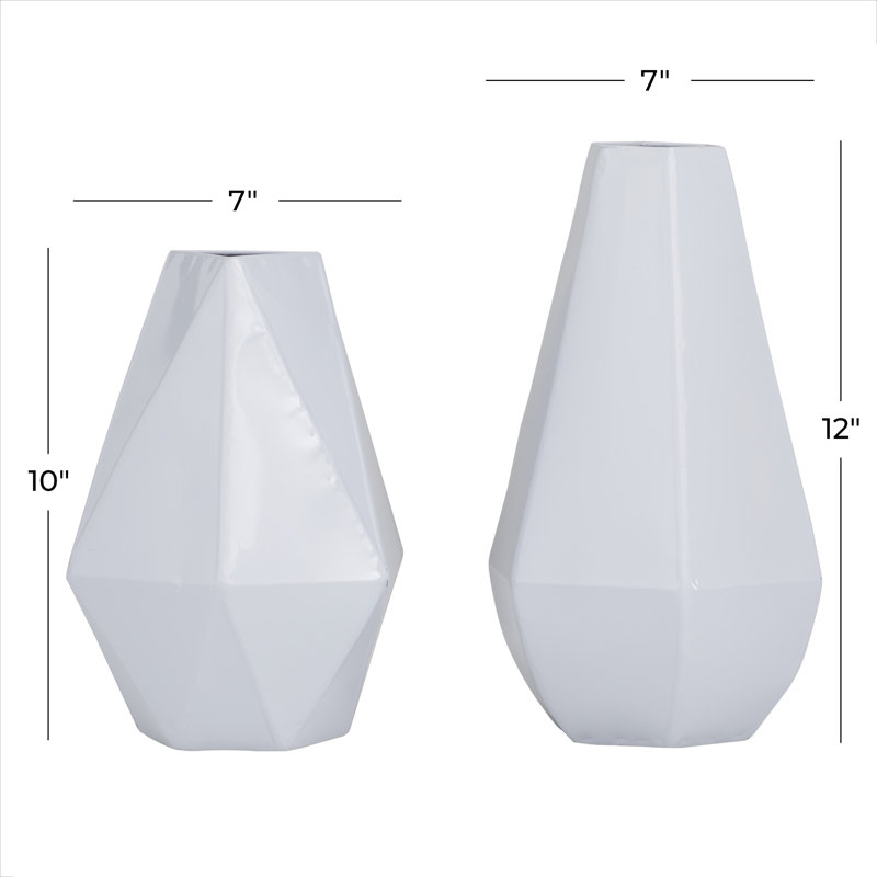 Ensemble de vases de table 2 pièces, Blanc