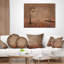 Coussin de photographie au-dessus d’un vieux temps paysage