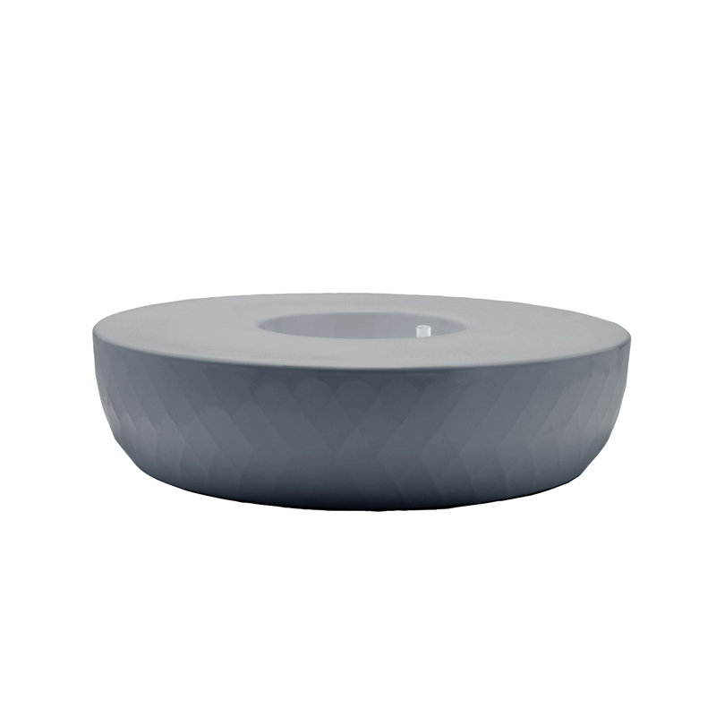 Banc pour arbre en plastique Vases Island, Acier