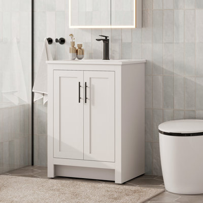 24" Single Bathroom Vanity with Top