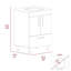 Meuble-lavabo simple, salle de bain (SANS ROBINET INCLUS)-1161043613