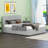 Upholstered Platform Storage Bed-39285786-39285787