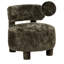 Aliani Upholstered Faux Fur Armless