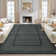 Checkered Machine Washable Area Rugs with Non-Slip Backing Contemporary Geometric Accent Rugs Soft Low Pile Indoor Carpet for Living Room