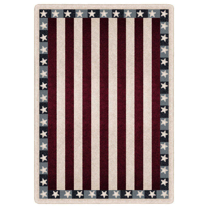 Tapis à rayures Leksi, Rectangle 5 pi 4 po x 7 pi 8 po