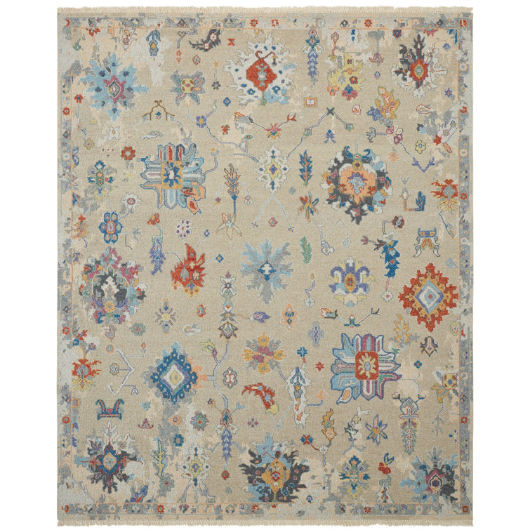 Zahara Hand Knotted Wool Area Rug