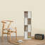 Bibliothèque à 4 niveaux avec portes H 55,9 "x l 14,56" x P 14,56 "-1458386594