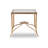 Cortona Glass Top End Table