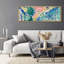 «Abstract Colorful Strokes Vibrant Foliage Abstract Colorful Nature Antique Retro Fine Art Room Extra Large Wall Decor», reproduction encadrée-111176080-96074601
