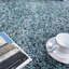 Esterly Shaggy Duck Egg Blue Rug-21294731