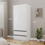 Armoire penderie 75 "avec 2 tiroirs