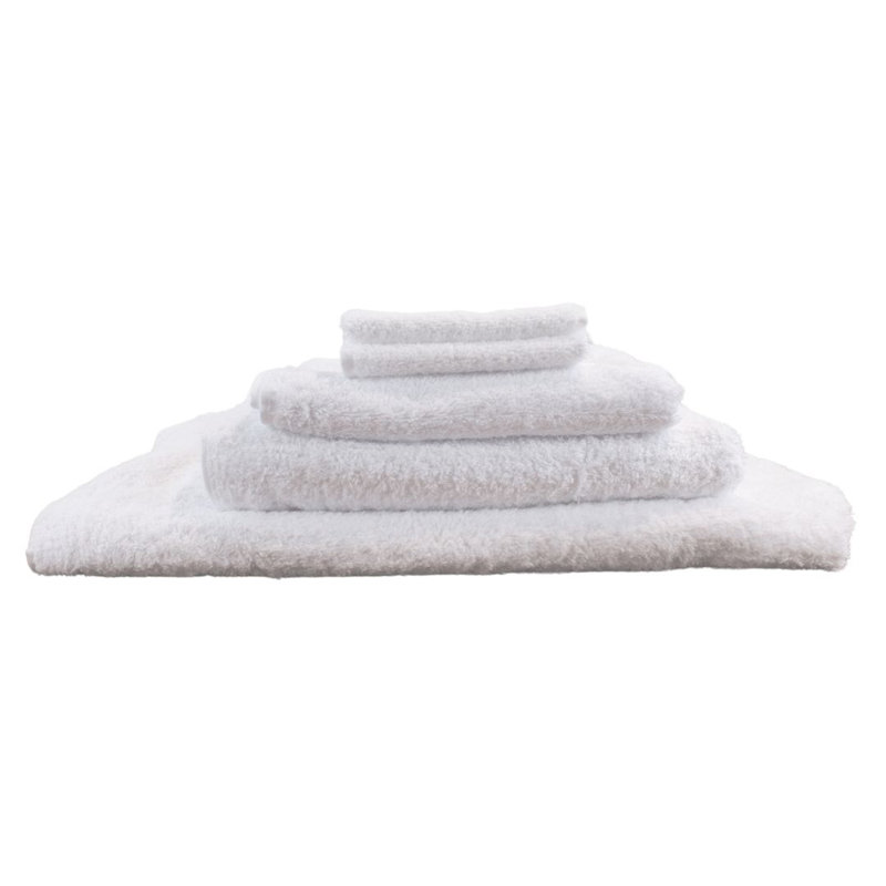 100% Cotton Bath Towels, White
