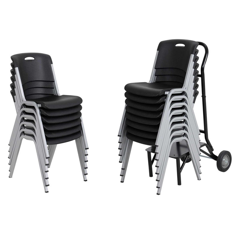 Armless Stacking Chair