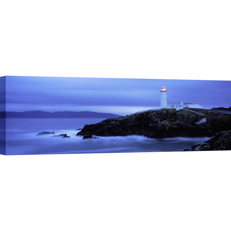 Fanad Head Lighthouse, Ireland by Jean Guichard - Wrapped Canvas Print, 35cm H x 100cm W x 4cm D