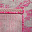 Tapis intérieur / extérieur rose / crème Arneshia-893983178