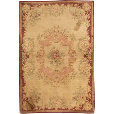 Hand-Knotted High-Quality Red Area Rug