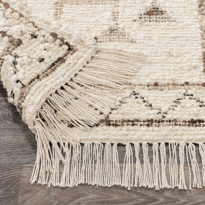 Gazi Wool Blend Handwoven Accent Rug, Rectangle 2' x 3'