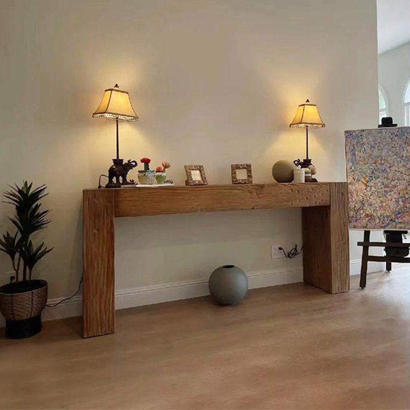 Console Burlywood, 31.5" H x 39.37" W x 11.81" D