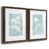 Papier, cadre noyer