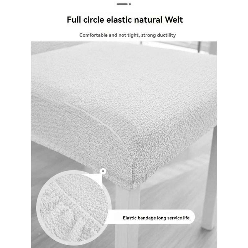 Housse pour chaise de salle à manger en polyester
