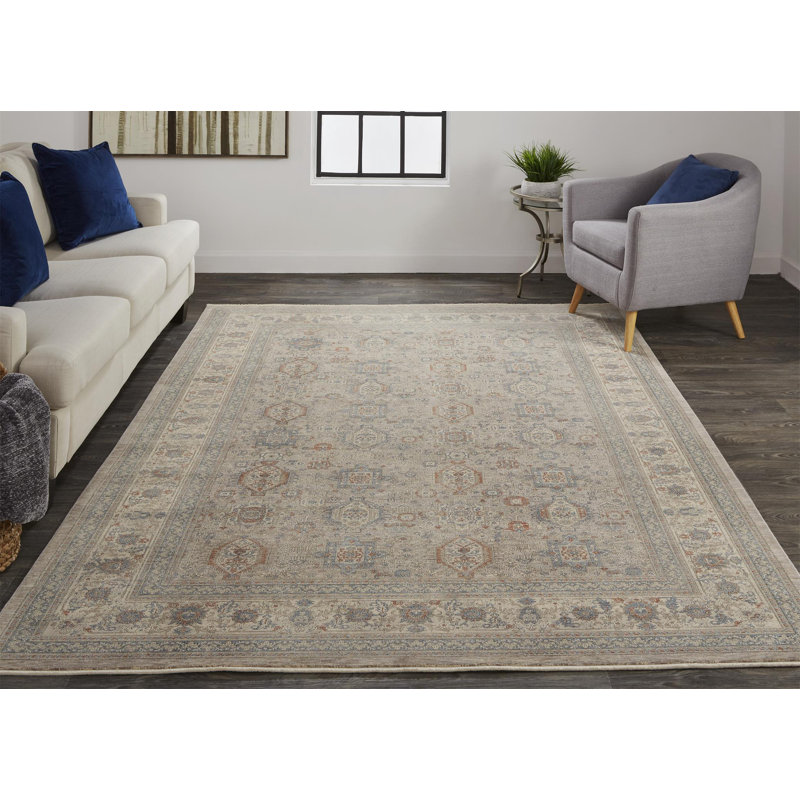 Gilford Oriental Indoor Rug, Rectangle 6'7" x 9'10"