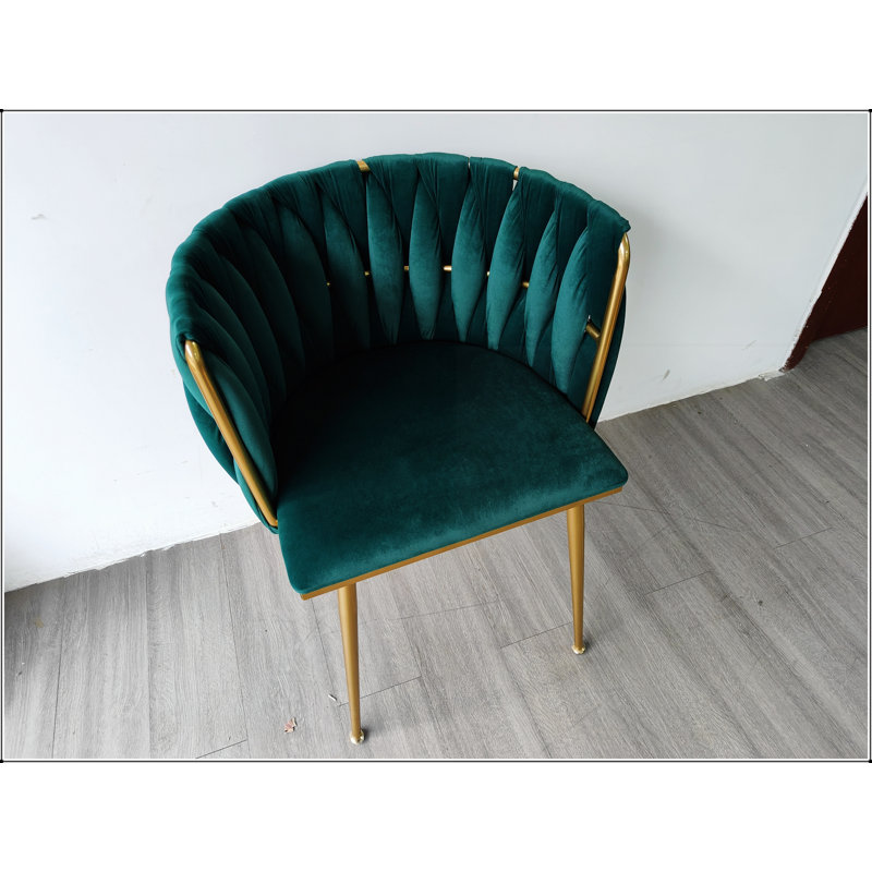 Ensemble de 2 chaises de salle à manger Modern Velvet