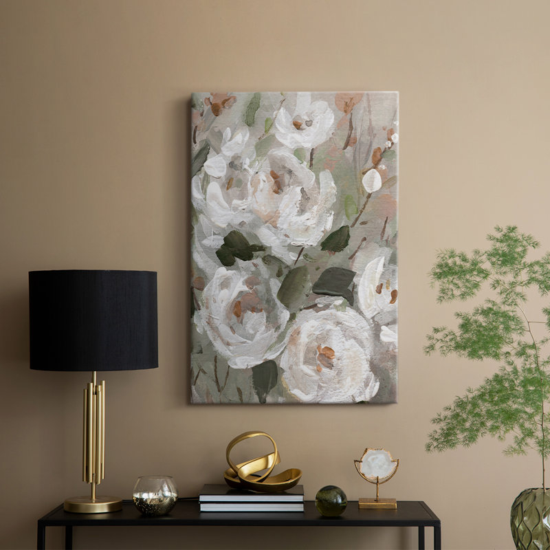 Jardin Whitese Blush - galerie Cavas sur mesure, H 48 po x l 32 po