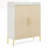 35.43" White & Gold 6-Tier Entryway Shoe Storage Cabinet with Doors-1690423504