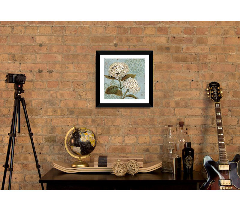 «Ornament», reproduction, Papier encadré noir, H 24 po x l 24 po x P 1 po
