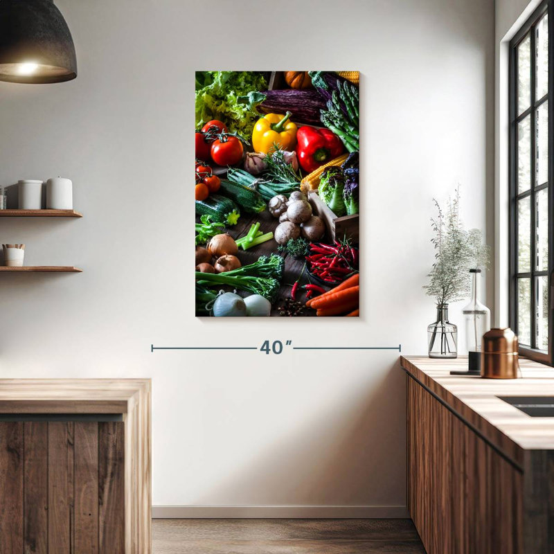 Yarlin Garden Grown Vegetables, 39" H x 26" W