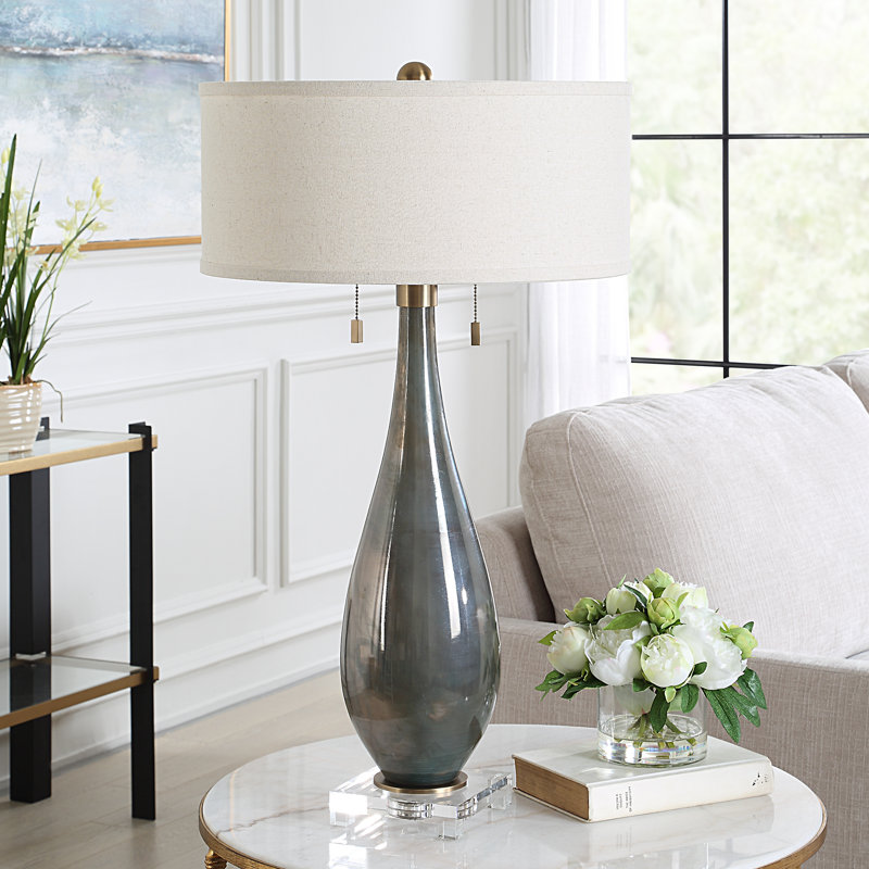 Mikalia Smoke Table Lamp
