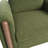 Elara Modern Oversized Upholstered Accent Chair with Curved Handrail and Wooden Legs-2106457574-2088022787