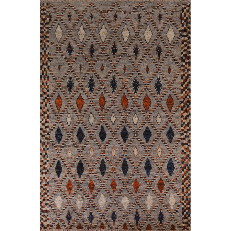 One-of-a-Kind 7'0'' X 9'6'' New Age Wool Area Rug in