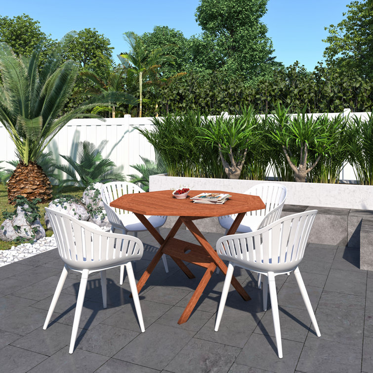 Kemon Octagonal 4 - Person 47'' Long Dining Set