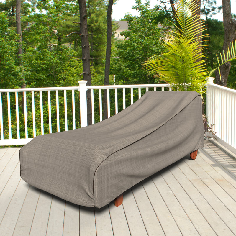 Miguel Water Resistant Patio Chaise Lounge Cover, 35" H x 35" W x 74" D