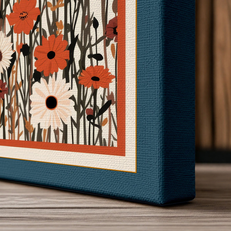 Print, 30x20 - 76.2 x 50.8 cm, Teal Border