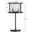 Lampe de buffet 22 po Guzman