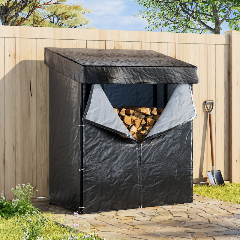 135cm W Metal Log Rack