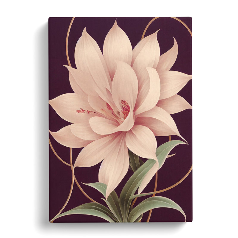 Awe Inspiring Flower - Wall Art, 50cm H x 35cm W x 3cm D, Wrapped Canvas