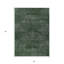 Tapis extérieur lavable à motif géométrique vert émeraude 3 pi x 5 pi